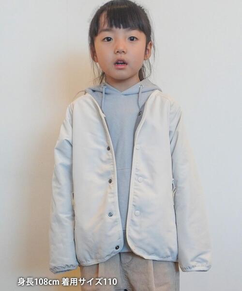 coen（コーエン）の「【coen キッズ / ジュニア】OUTLAST(R)（アウトラスト）リバーシブルブルゾン（ブルゾン・キッズ・オフホワイト/ブラック・110/130/150）」の17枚目の写真