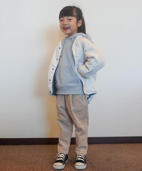 coen（コーエン）の「【coen キッズ / ジュニア】OUTLAST(R)（アウトラスト）リバーシブルブルゾン（ブルゾン・キッズ・オフホワイト/ブラック・110/130/150）」の9枚目の写真