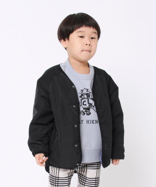 coen（コーエン）の「【coen キッズ / ジュニア】OUTLAST(R)（アウトラスト）リバーシブルブルゾン（ブルゾン・キッズ・オフホワイト/ブラック・110/130/150）」の12枚目の写真
