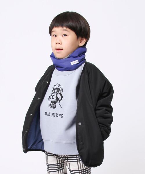 coen（コーエン）の「【coen キッズ / ジュニア】OUTLAST(R)（アウトラスト）リバーシブルブルゾン（ブルゾン・キッズ・オフホワイト/ブラック・110/130/150）」の3枚目の写真