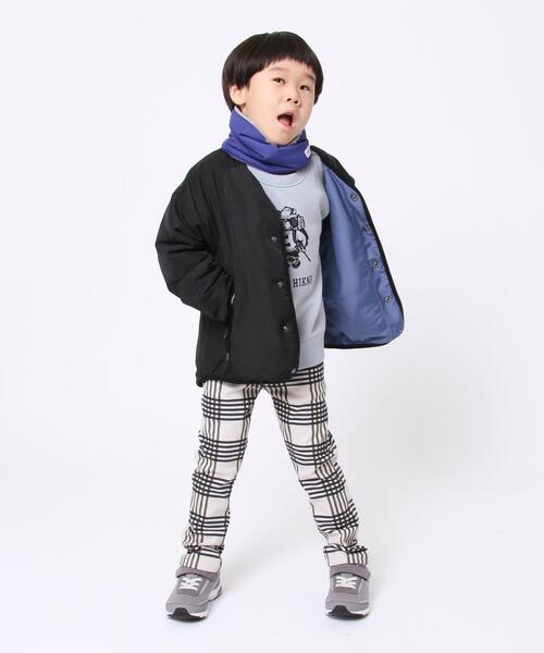 coen（コーエン）の「【coen キッズ / ジュニア】OUTLAST(R)（アウトラスト）リバーシブルブルゾン（ブルゾン・キッズ・オフホワイト/ブラック・110/130/150）」の6枚目の写真