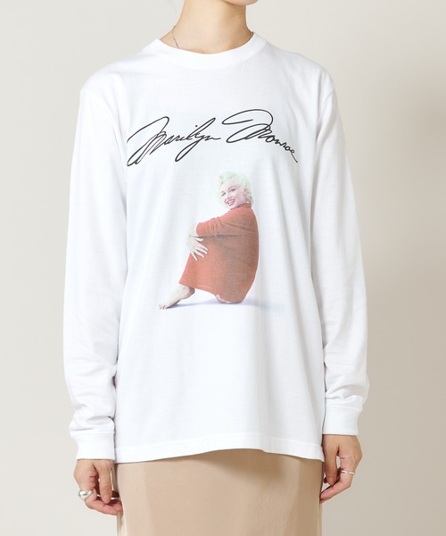 SHENERY(シーナリー)の「マリリンモンローフォトTEE01(Tシャツ/カットソー・レディース・オフホワイト・FREE)」の14枚目の写真