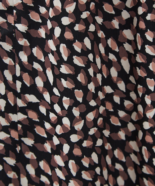 qualite（カリテ）の「リーフ柄2WAYワンピース（ワンピース・レディース・ライトブルー/ブラウン・フリー）」の19枚目の写真