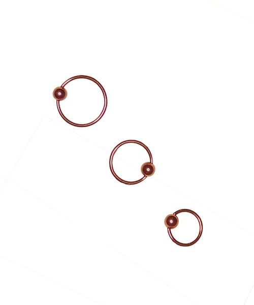MORPH（モルフ）の「MORPH モルフ CBR ボディーピアス 16ゲージ 6mm~12mm（ピアス（片耳用）・レディース・ピンク・6/8/10/12）」の3枚目の写真