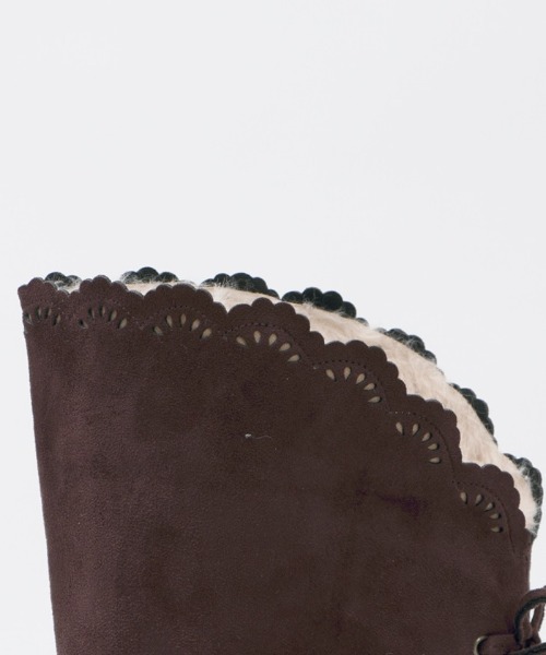 axes femme（アクシーズファム）の「２ＷＡＹロングブーツ（ブーツ・レディース・ブラウン/ブラック・MEDIUM/LARGE）」の7枚目の写真