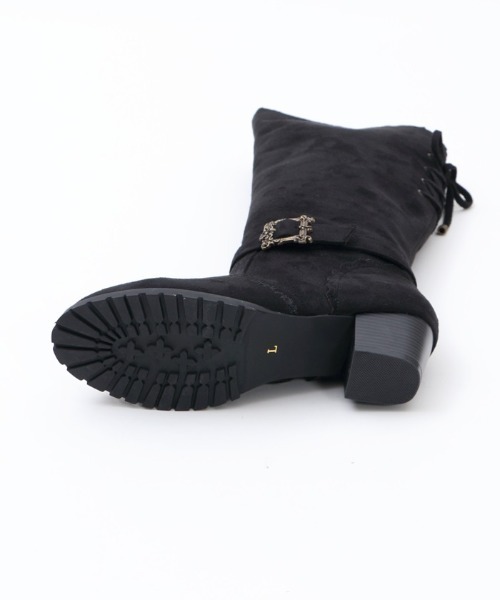 axes femme（アクシーズファム）の「２ＷＡＹロングブーツ（ブーツ・レディース・ブラウン/ブラック・MEDIUM/LARGE）」の11枚目の写真