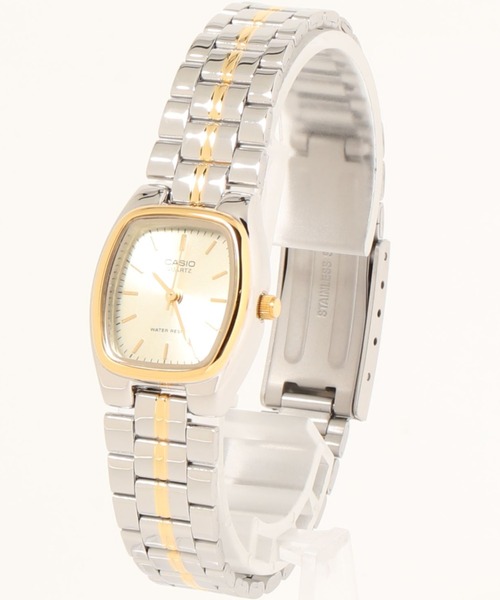 CASIO(カシオ)の「CASIO カシオ/ ベーシック アナログクオーツ スクエアフェイス メタルベルト 5気圧防水 /// LTP-1169G-9A LTP-1169N-7A LTP-1169N-9A(アナログ腕時計・メンズ・ゴールド/ホワイトゴールド/シルバー×ゴールド・FREE)」の5枚目の写真