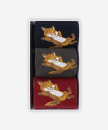 【値下げ】メゾンキツネ　CHILLAX FOX STRIPED GLOVES 値下げ】メゾンキツネ CHILLAX FOX STRIPED GLOVES