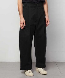 STUDIO NICHOLSON | 【STUDIO NICHOLSON】 PEACHED COTTON VOLUME PLEAT PANTS(チノパンツ)