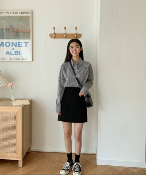 SONA(ソナ)の「SONYUNARA デイリーモダンスカート(スカート・レディース・ブラック/ブラウン/ベージュ・FREE)」の16枚目の写真