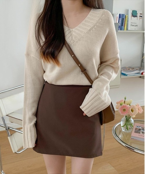 SONA(ソナ)の「SONYUNARA デイリーモダンスカート(スカート・レディース・ブラック/ブラウン/ベージュ・FREE)」の10枚目の写真