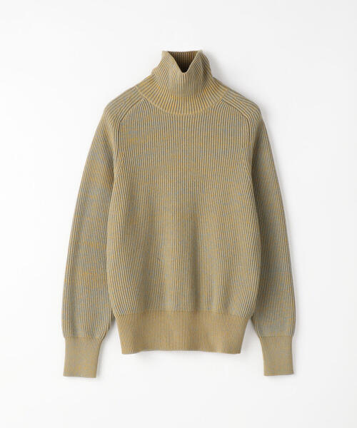 CABaN / キャバン コットンカシミヤアゼ ハイネックプルオーバー  ニット セーター CABaN / キャバン | コットンカシミヤアゼ ハイネックプル