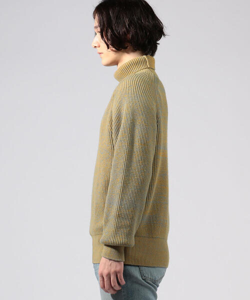 CABaN / キャバン コットンカシミヤアゼ ハイネックプルオーバー  ニット セーター caban（キャバン）の「□CABaN コットンカシミヤアゼ ハイネック