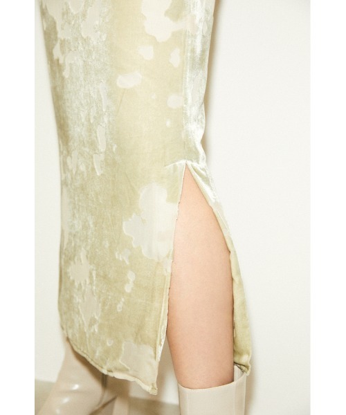 THROW by SLY（スローバイスライ）の「THROW OPAL L/SK ロングスカート（スカート・レディース・ライトベージュ/ミント・2/0/1）」の4枚目の写真