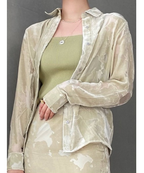 THROW by SLY（スローバイスライ）の「THROW OPAL L/SK ロングスカート（スカート・レディース・ライトベージュ/ミント・2/0/1）」の17枚目の写真