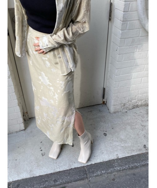 THROW by SLY（スローバイスライ）の「THROW OPAL L/SK ロングスカート（スカート・レディース・ライトベージュ/ミント・2/0/1）」の22枚目の写真