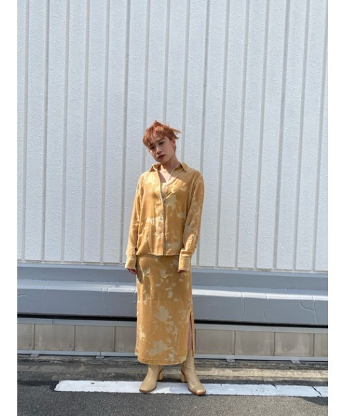 THROW by SLY（スローバイスライ）の「THROW OPAL L/SK ロングスカート（スカート・レディース・ライトベージュ/ミント・2/0/1）」の16枚目の写真