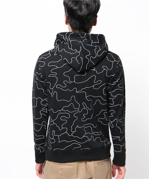 WEGO(ウィゴー)の「WEGO/アウトラインカモプルパーカー(パーカー・メンズ・ホワイト/ブラック・MEDIUM/LARGE)」の5枚目の写真