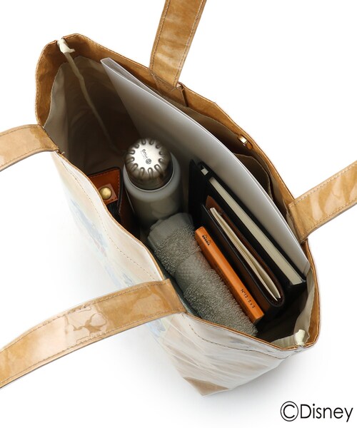 AG by aquagirl（エージーバイアクアガール）の「◆DUMBO/プリントタイベックトート（トートバッグ・レディース・ベージュ/ホワイト・00）」の9枚目の写真