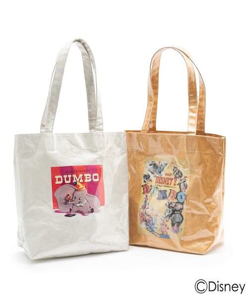 AG by aquagirl（エージーバイアクアガール）の「◆DUMBO/プリントタイベックトート（トートバッグ・レディース・ベージュ/ホワイト・00）」の11枚目の写真