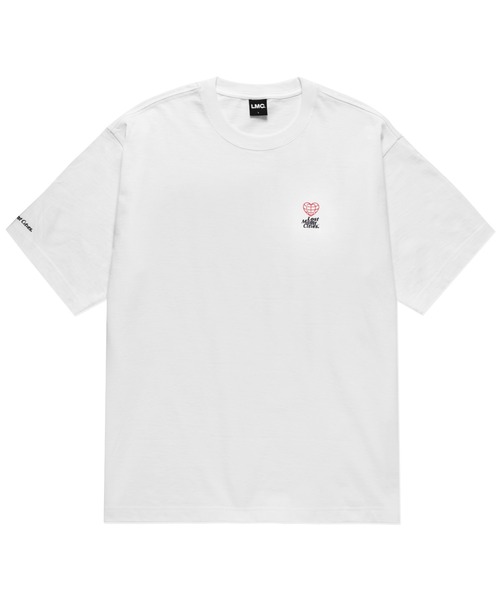 LMCの「【LMC】MINI HEART GLOBE TEE / ミニ ハート グローブ ロゴ Tシャツ（Tシャツ/カットソー・メンズ・ブラック/ホワイト・MEDIUM/LARGE/SMALL/X-LARGE）」の2枚目の写真