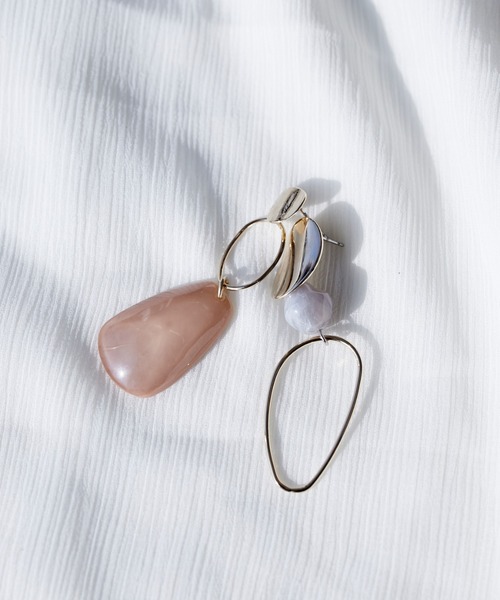 DRWCYS（ドロシーズ）の「マルチパーツピアス（ピアス（両耳用）・レディース・ピンク/ホワイト/グリーン・FREE）」の3枚目の写真