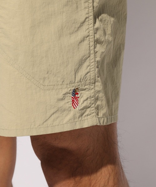 BAYFLOW(ベイフロー)の「ワンポイントシシュウショーツ(その他パンツ・メンズ・ネイビー/オリーブ/ベージュ/チャコール/マルーン・MEDIUM/LARGE)」の15枚目の写真