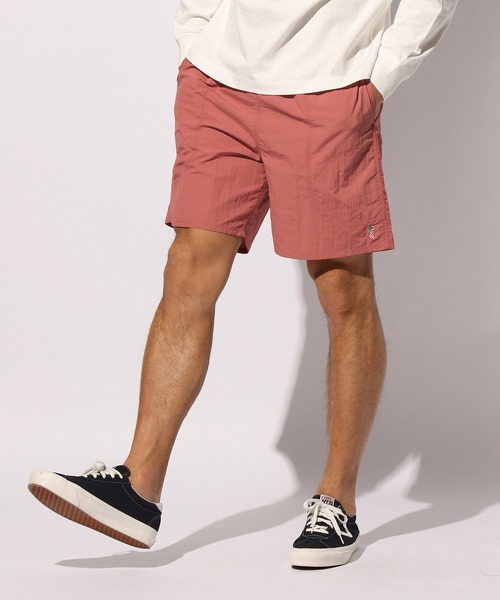 BAYFLOW(ベイフロー)の「ワンポイントシシュウショーツ(その他パンツ・メンズ・ネイビー/オリーブ/ベージュ/チャコール/マルーン・MEDIUM/LARGE)」の9枚目の写真