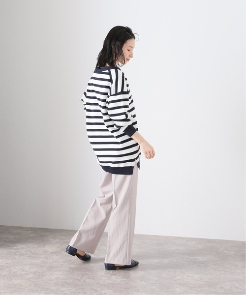 La TOTALITE（ラトータリテ）の「バイオツイルフロントタックパンツ【手洗い可能】（その他パンツ・レディース・ブラック/ライトグレー/ウッド・36/38）」の5枚目の写真