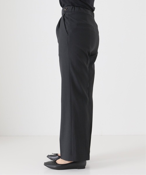 La TOTALITE（ラトータリテ）の「バイオツイルフロントタックパンツ【手洗い可能】（その他パンツ・レディース・ブラック/ライトグレー/ウッド・36/38）」の10枚目の写真