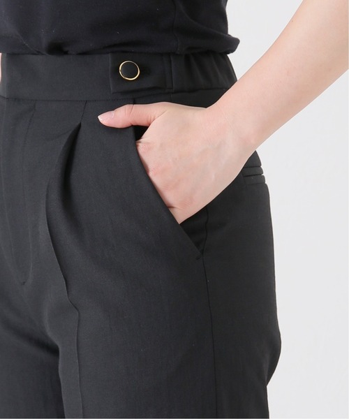 La TOTALITE（ラトータリテ）の「バイオツイルフロントタックパンツ【手洗い可能】（その他パンツ・レディース・ブラック/ライトグレー/ウッド・36/38）」の15枚目の写真