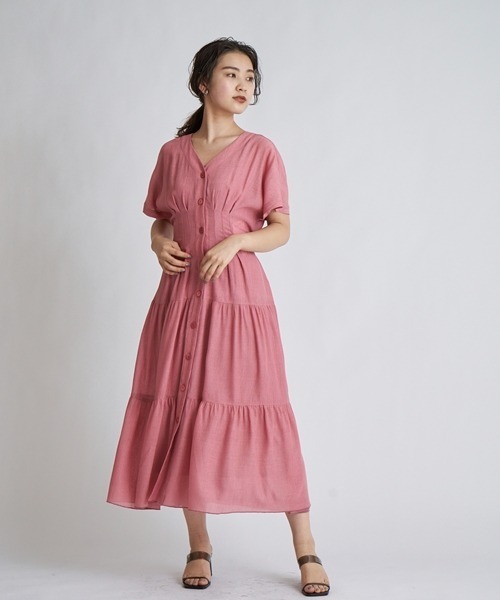 フロントボタンワンピース ワンピース Snidel スナイデル のファッション ワンピース セール