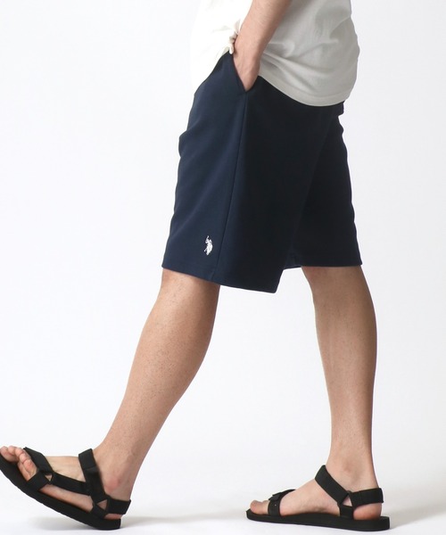 U.S. POLO ASSN.(ユーエスポロアッスン)の「U.S. POLO ASSN./ユーエスポロアッスン スウェット ショートパンツ/ハーフパンツ/ショーツ/ルームウェア(その他パンツ・メンズ・ブラック/ネイビー/オリーブ/チャコール/グレー・LL/M/L)」の5枚目の写真