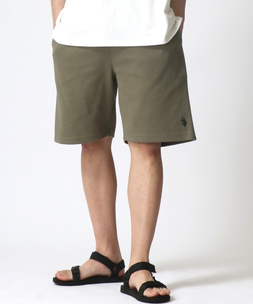 U.S. POLO ASSN.(ユーエスポロアッスン)の「U.S. POLO ASSN./ユーエスポロアッスン スウェット ショートパンツ/ハーフパンツ/ショーツ/ルームウェア(その他パンツ・メンズ・ブラック/ネイビー/オリーブ/チャコール/グレー・LL/M/L)」の4枚目の写真