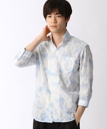 HIDEAWAYS NICOLE | タイダイ染め七分袖シャツ(シャツ/ブラウス)