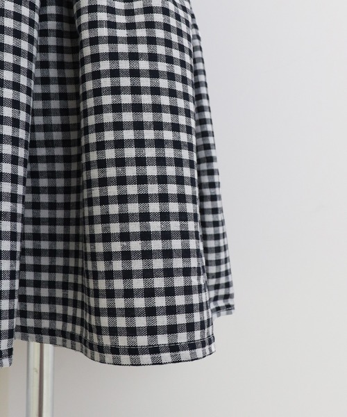 BLUEEAST（ブルーイースト）の「ギンガムチェックティアードスカート（スカート・レディース・ネイビー/ブラック/グリーン/ブラウン・MEDIUM）」の22枚目の写真