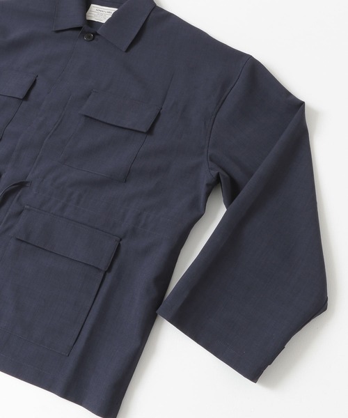 URBAN RESEARCH Sonny Label(アーバンリサーチサニーレーベル)の「ドライタッチファティーグジャケット(ミリタリージャケット・メンズ・カーキ/ネイビー・LARGE/MEDIUM)」の15枚目の写真