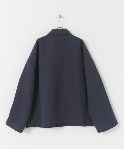 URBAN RESEARCH Sonny Label(アーバンリサーチサニーレーベル)の「ドライタッチファティーグジャケット(ミリタリージャケット・メンズ・カーキ/ネイビー・LARGE/MEDIUM)」の4枚目の写真