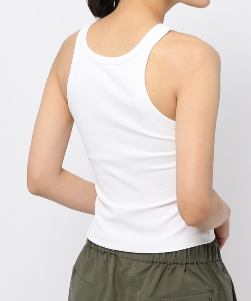 HEREIAM（ヘレイアム）の「【HEREIAM】アメスリリブタンク（タンクトップ・レディース・ベージュ/ホワイト/ブラック・MEDIUM/SMALL）」の2枚目の写真