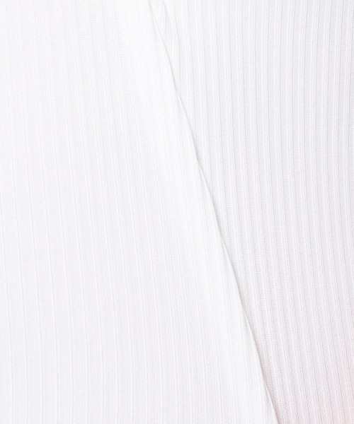 HEREIAM（ヘレイアム）の「【HEREIAM】アメスリリブタンク（タンクトップ・レディース・ベージュ/ホワイト/ブラック・MEDIUM/SMALL）」の8枚目の写真