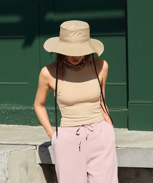 HEREIAM（ヘレイアム）の「【HEREIAM】アメスリリブタンク（タンクトップ・レディース・ベージュ/ホワイト/ブラック・MEDIUM/SMALL）」の15枚目の写真