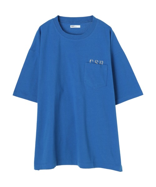 CRAFT STANDARD BOUTIQUE（クラフトスタンダードブティック）の「擦ステンシルプリントTシャツ　＊◇（Tシャツ/カットソー・レディース・ホワイト/ブラック/オレンジ/ロイヤルブルー・FREE）」の3枚目の写真