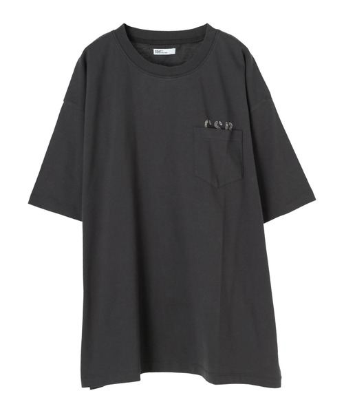 CRAFT STANDARD BOUTIQUE（クラフトスタンダードブティック）の「擦ステンシルプリントTシャツ　＊◇（Tシャツ/カットソー・レディース・ホワイト/ブラック/オレンジ/ロイヤルブルー・FREE）」の6枚目の写真