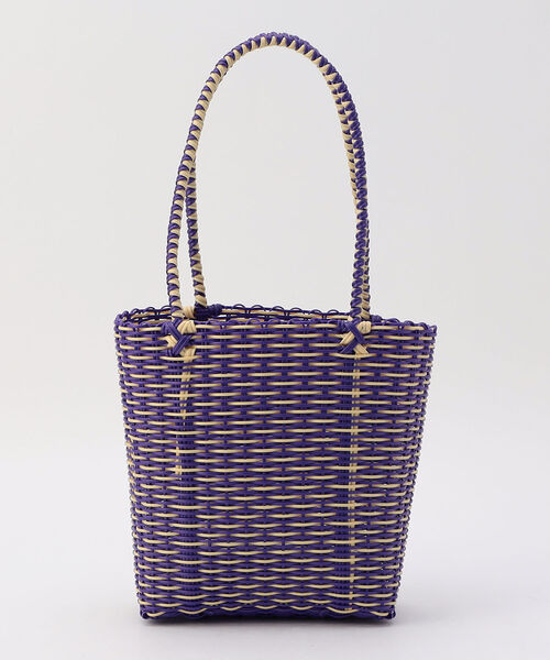 fredy repit（フレディレピ）の「【UNIQUE BATIK／ユニークバティック】マーケットバスケットバッグ（トートバッグ・レディース・ブラック系その他3/グリーン系その他3/パープル系その他4・FREE）」の3枚目の写真