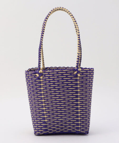 fredy repit（フレディレピ）の「【UNIQUE BATIK／ユニークバティック】マーケットバスケットバッグ（トートバッグ・レディース・ブラック系その他3/グリーン系その他3/パープル系その他4・FREE）」の7枚目の写真