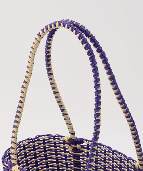 fredy repit（フレディレピ）の「【UNIQUE BATIK／ユニークバティック】マーケットバスケットバッグ（トートバッグ・レディース・ブラック系その他3/グリーン系その他3/パープル系その他4・FREE）」の9枚目の写真