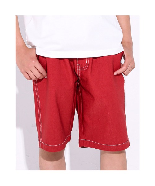 RAD CUSTOM（ラッドカスタム）の「RAD CUSTOM/ベーシック スーパーストレッチ カラー パンツ（その他パンツ・キッズ・ブラック/グリーン/オレンジ/ブルー・140/160/130/120/150）」の4枚目の写真