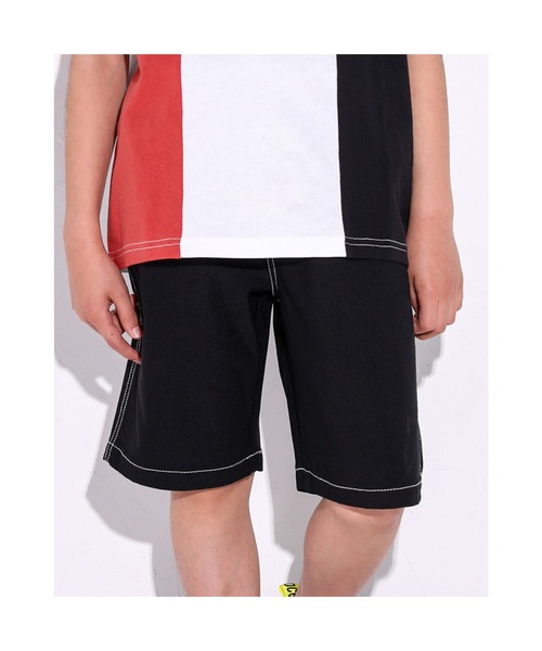 RAD CUSTOM（ラッドカスタム）の「RAD CUSTOM/ベーシック スーパーストレッチ カラー パンツ（その他パンツ・キッズ・ブラック/グリーン/オレンジ/ブルー・140/160/130/120/150）」の2枚目の写真