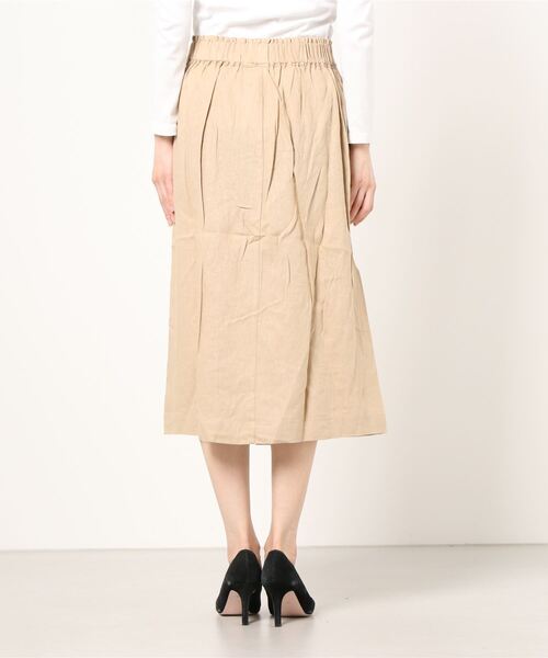 GAP（ギャップ）の「タイフロント ミディスカート（スカート・レディース・ベージュ/グリーン/インディゴブルー・S/L/M/XS/XXS/XL）」の8枚目の写真