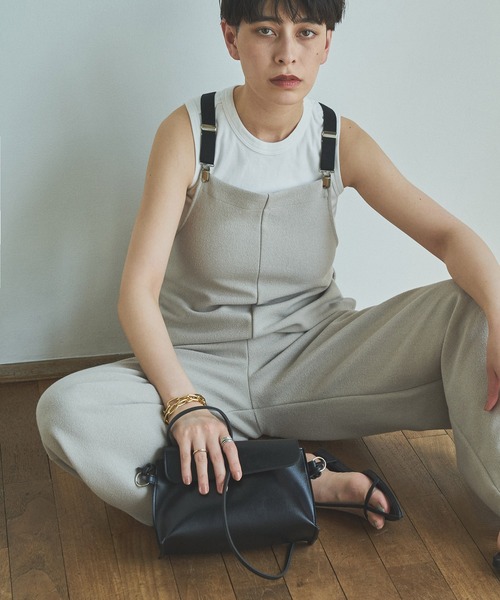 audrey and john wad（オードリーアンドジョンワッド）の「【Audrey and John Wad】 フェイクレザーポシェット（ショルダーバッグ・レディース・ホワイト/ブラック・FREE）」の9枚目の写真